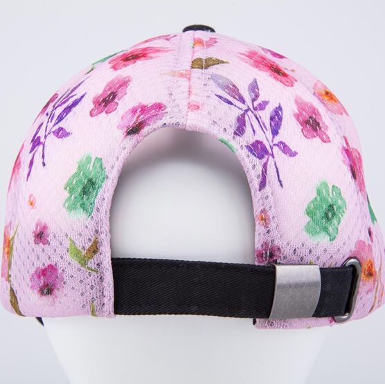 07809103-40 Кепка-бейсболка с сеточкой и сменными патчами для девочки разноцветный фото №4