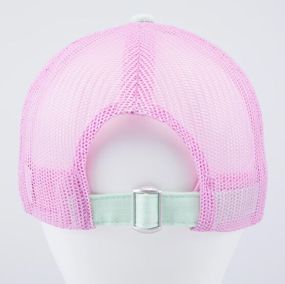 07809104-40 Кепка-бейсболка с сеточкой и сменными патчами для девочки разноцветный фото №4