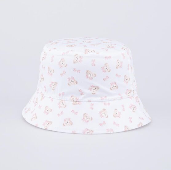 07810023-40 Хлопковая панама для девочки Медвежата для девочки разноцветный