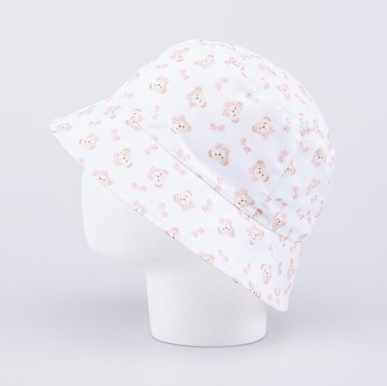 07810023-40 Хлопковая панама для девочки Медвежата для девочки разноцветный фото №3