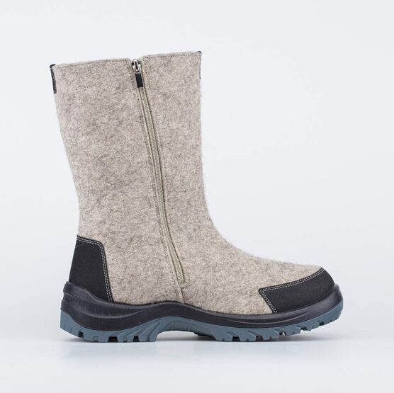 967058-41 Высокие валенки с подкладкой для мальчики бежевый фото №2