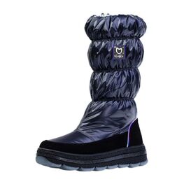 764045-42 Сапожки-дутики для девочки син-чер