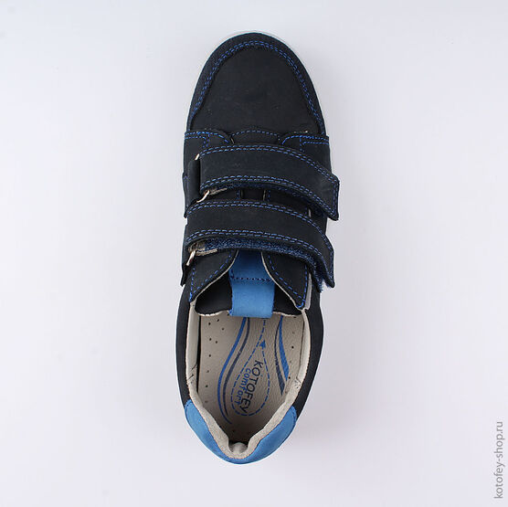 732219-21 Полуботинки для мальчики светло-синий фото №4