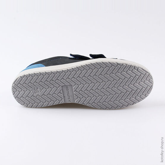 732219-21 Полуботинки для мальчики светло-синий фото №3