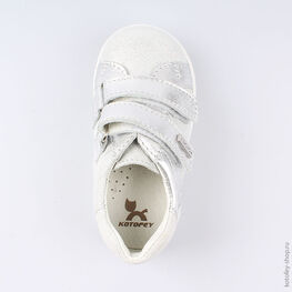 132122-25 Полуботинки для девочки серебрист. фото №4