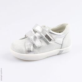 132122-25 Полуботинки для девочки серебрист.