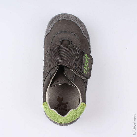 132128-24 Полуботинки для мальчики серый фото №4