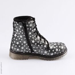552115-31 Ботинки для девочки черный фото №2