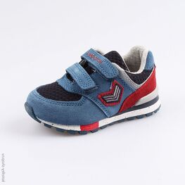 144103-71 Кроссовки для мальчики син-кра