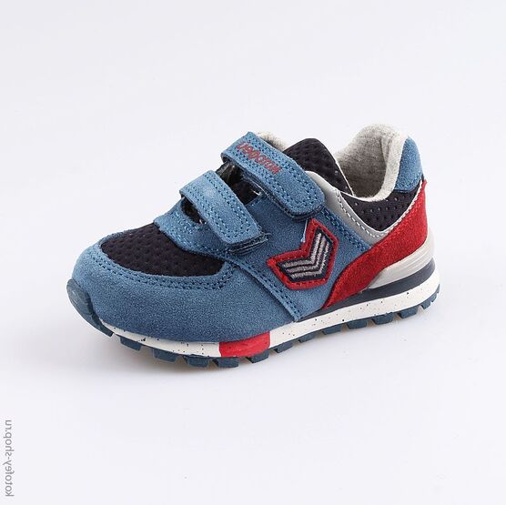 144103-71 Кроссовки для мальчики син-кра