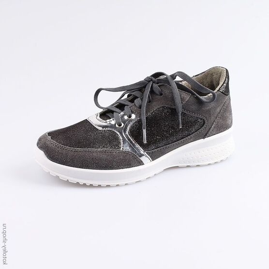 732222-22 Полуботинки для девочки серый