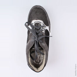 732222-22 Полуботинки для девочки серый фото №4