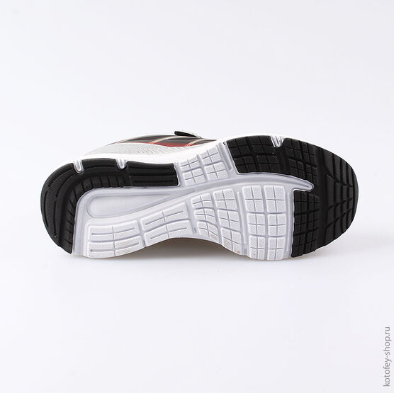 644233-71 Кроссовки на липучках для мальчики черно-красный фото №3