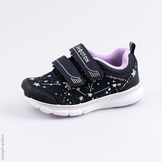 344226-72 Кроссовки для девочки син-сир