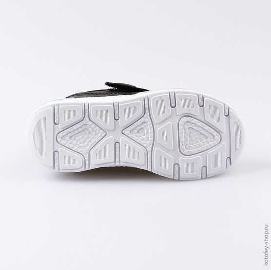 344206-72 Кроссовки на липучках для мальчики чер-гол фото №3