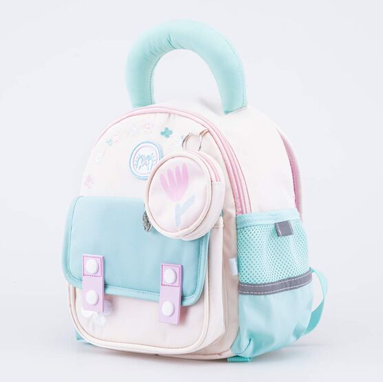 02810324-40 Рюкзак детский Весна розовый-голубой для девочки розовый + голубой фото №2