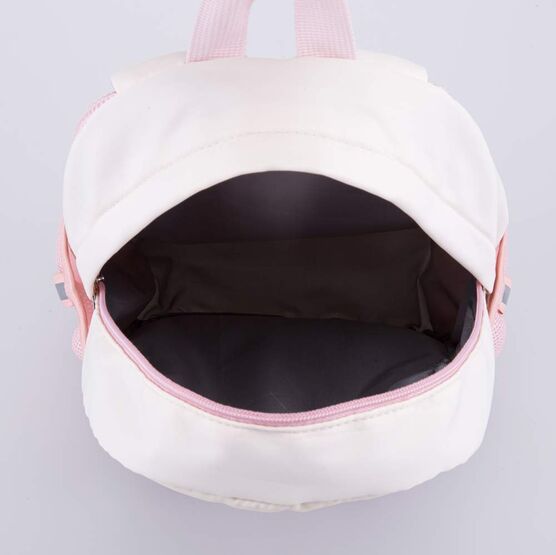 02810327-40 Рюкзак детский Котик в домике бежевый-розовый для девочки бежевый + розовый фото №4