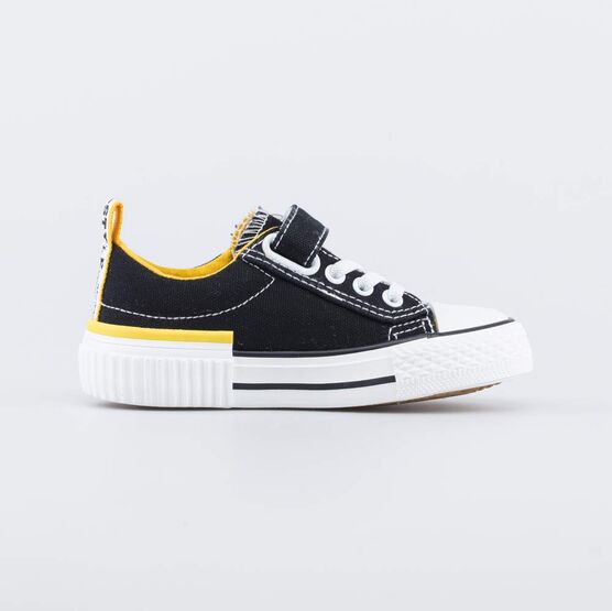 331277-12 Черные кеды на липучке для мальчики черный фото №2