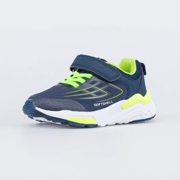 644338-73 Всепогодные кроссовки из Softshell для мальчики син-сал