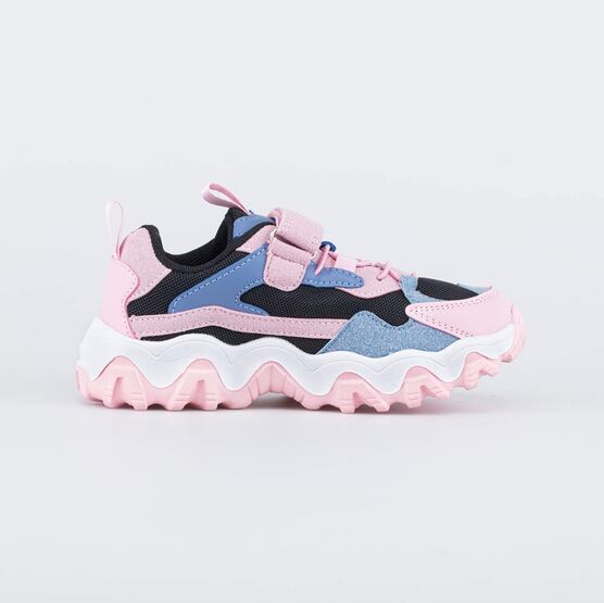 644340-72 Кроссовки для девочки для девочки роз-сер фото №2