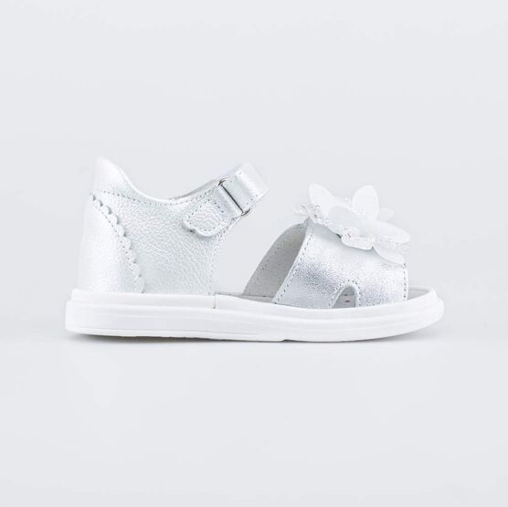122198-22 Белые босоножки для первых шагов для девочки белый фото №2