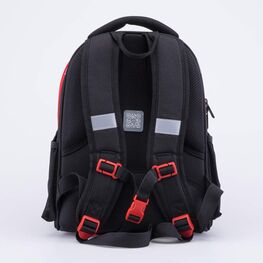 02704314-40 Каркасный рюкзак для школы Динозавры КК для мальчики черный фото №3