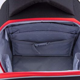 02704314-40 Каркасный рюкзак для школы Динозавры КК для мальчики черный фото №4