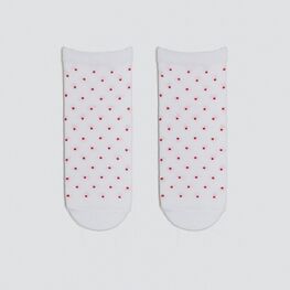 07842420-40 Носки детские хлопковые Красный бант для девочки белый фото №2