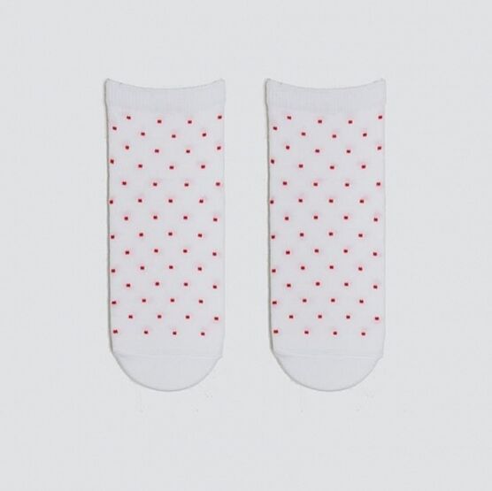 07842420-40 Носки детские хлопковые Красный бант для девочки белый фото №2