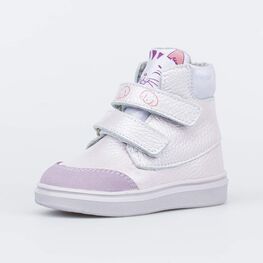 152319-32 Утепленные ботинки Котенок для девочки сиреневый