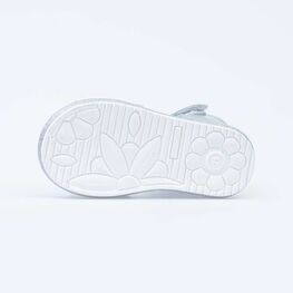 122154-21 Босоножки для девочки кожаные для девочки серебрист. фото №3