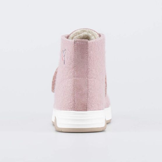 857013-04 Валенки короткие женские розовый для девочки розовый фото №5