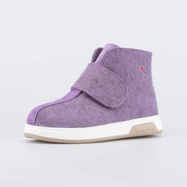 857013-06 Валенки короткие женские сиреневый для девочки сиреневый