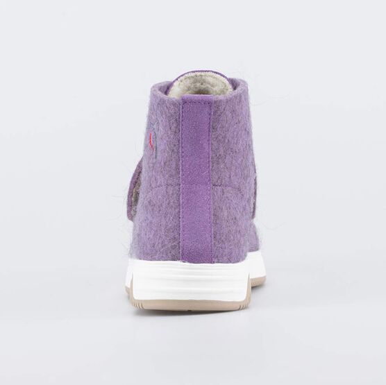 857013-06 Валенки короткие женские сиреневый для девочки сиреневый фото №5