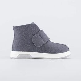 857013-07 Валенки короткие женские серый для девочки серый фото №2