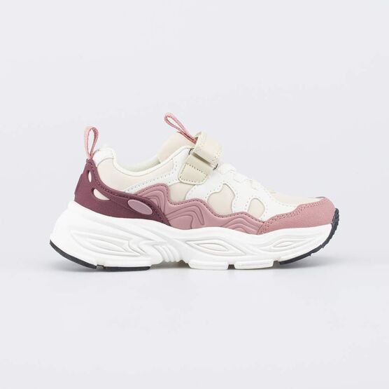 644538-11 Подростковые кроссовки Softshell для девочки бежевый,розовый фото №2