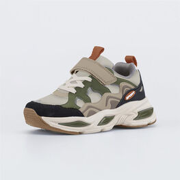 644538-13 Подростковые кроссовки с Softshell для мальчики бежевый,оливковый