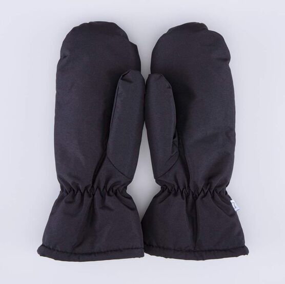 07821266-40 Детские зимние варежки для девочки для девочки черный фото №2