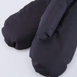 07821266-40 Детские зимние варежки для девочки для девочки черный фото №3