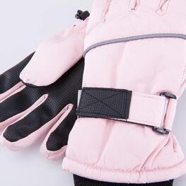 07822250-40 Мембранные перчатки с тинсулейтом розовый для девочки розовый фото №3