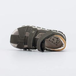 322197-22 Кожаные сандалии для мальчика оливковый для мальчики оливковый фото №4