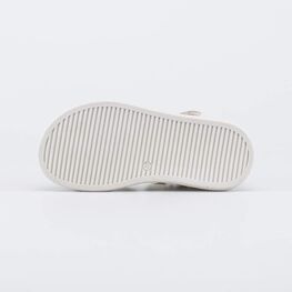 322198-21 Кожаные сандалии на липучках Бантик бежевый для девочки бежевый фото №3