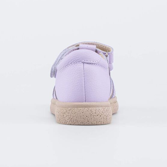 322198-22 Кожаные сандалии на липучках Бантик цифровой лавандовый для девочки цифровой лавандовый фото №5