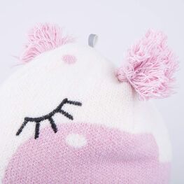 07811549-40 Шапка-шлем с хвостиками для девочки для девочки розовый фото №2