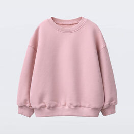 07860020-40 Хлопковый свитшот для девочки для девочки розовый