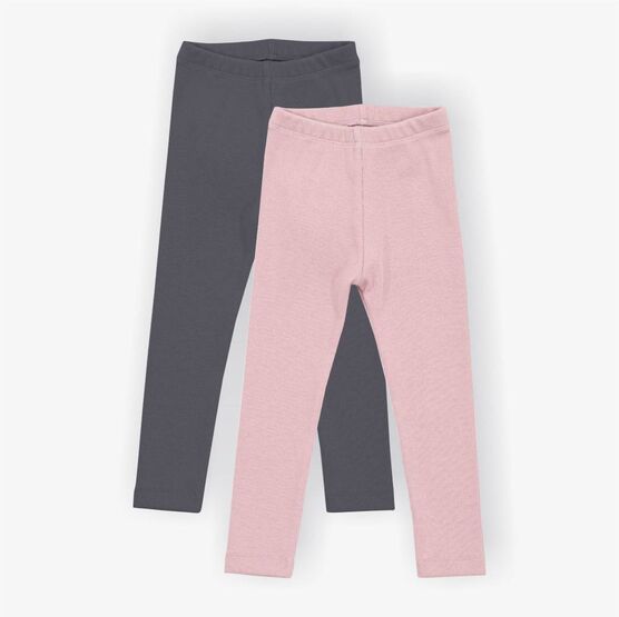 07861001-30 Комплект леггинсов для девочки для девочки серый,розовый
