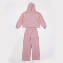 07864071-44 Костюм худи + брюки розовый для девочки розовый фото №2