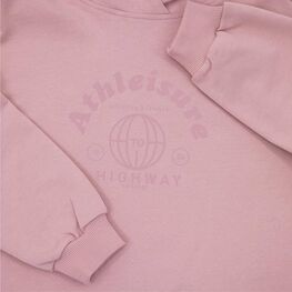 07864071-44 Костюм худи + брюки розовый для девочки розовый фото №3