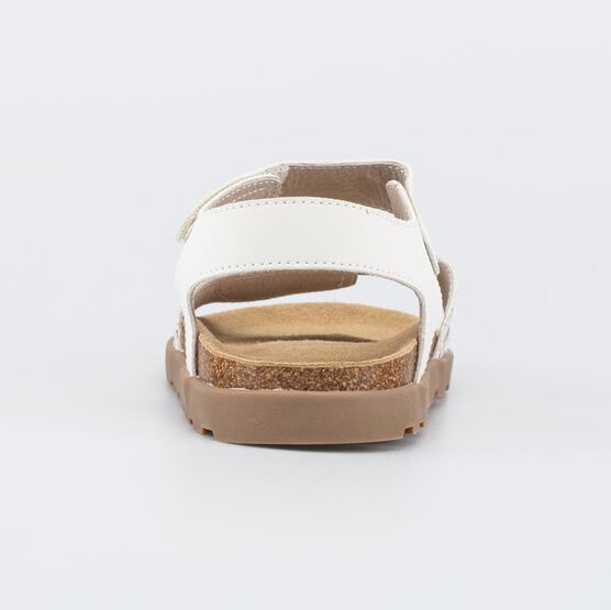 723042-21 Кожаные сандалии на пробковой подошве для девочки бежевый фото №5