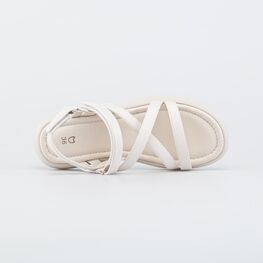 723043-21 Кожаные сандалии на лето для девочки для девочки бежевый фото №4